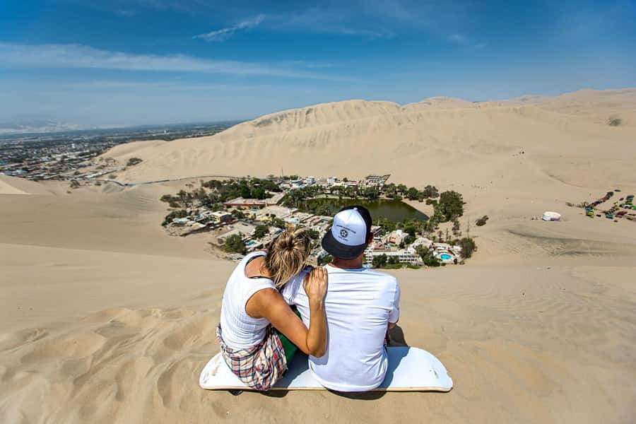 From Huacachina: Sandboarding and Dune Buggy Tour + Income - Larger dunes, wider views, and the main thrill
