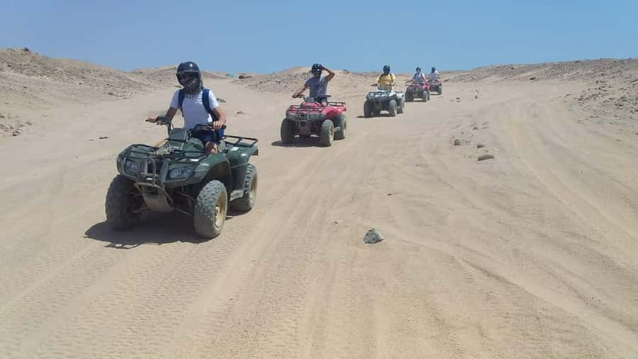 From Hurghada: Makadi Bay ATV Tour - Riding from Hurghada into Makadi Bay