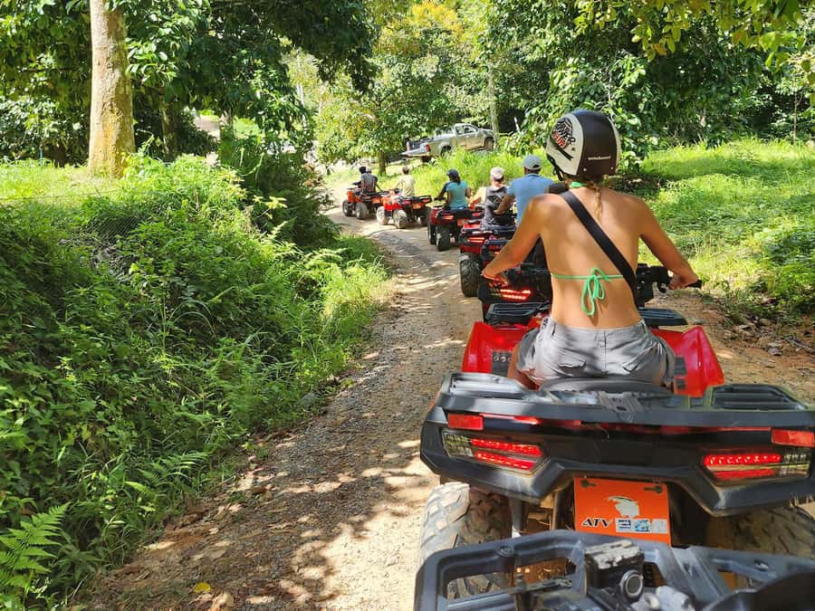 From Ko Pha Ngan: ATV Jungle Adventure Experience - Water, fruit, and simple comforts