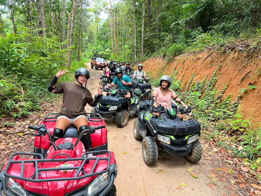 From Ko Pha Ngan: ATV Jungle Adventure Experience - Starting with safety training and a small group