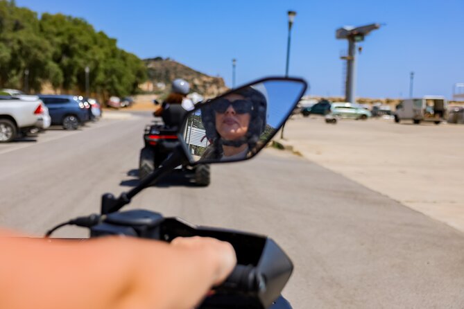 From Kolymbari: Ancient Diktyna & Hidden Beach Quad Safari - Menies Beach is the refreshing high point