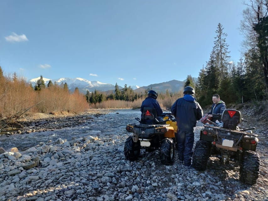 From Krakow: ATV/Snowmobile Ride, Shooting & Hot Springs - Free time for food in central Zakopane