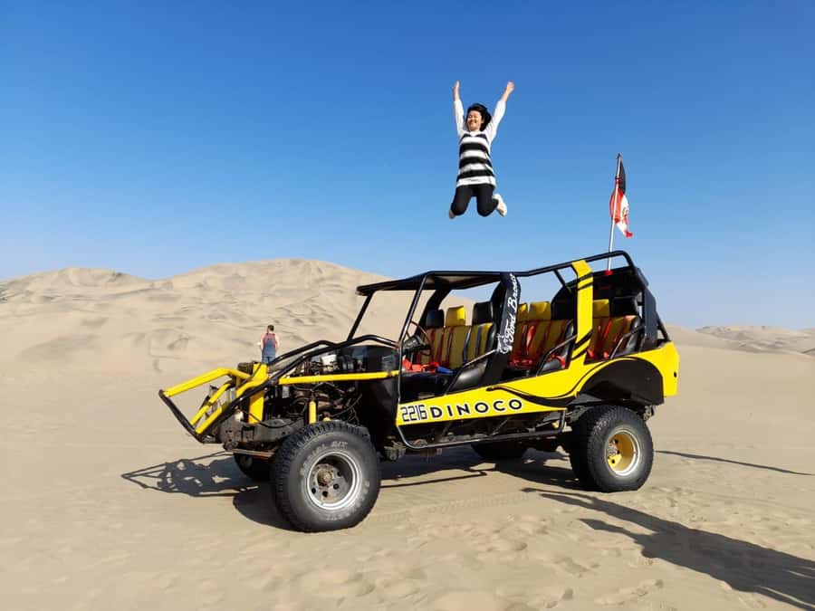 From Lima: Ballestas Islands, Huacachina with buggy Economic - Pisco, local wine, and lunch at El Catador