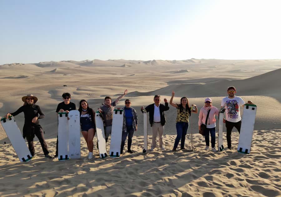 From Lima: Ballestas Islands, Huacachina with buggy Economic - Free time beside the oasis