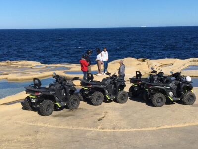 From Malta: Blue Lagoon and Gozo Tour w/Quads and Dinner