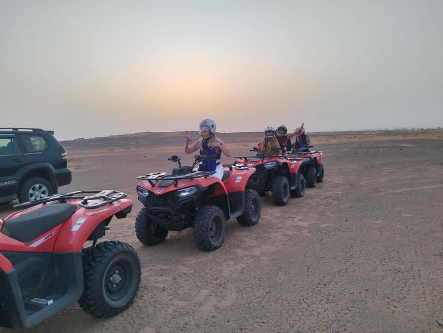 From Marrakech 3 Days Desert Merzouga with Camel & Quad bike - Sunrise and quad biking on the third morning