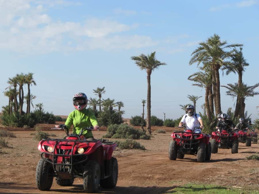 From Marrakech: Adventure Quad Ride in La Palmeraie - Getting comfortable on the quad bike