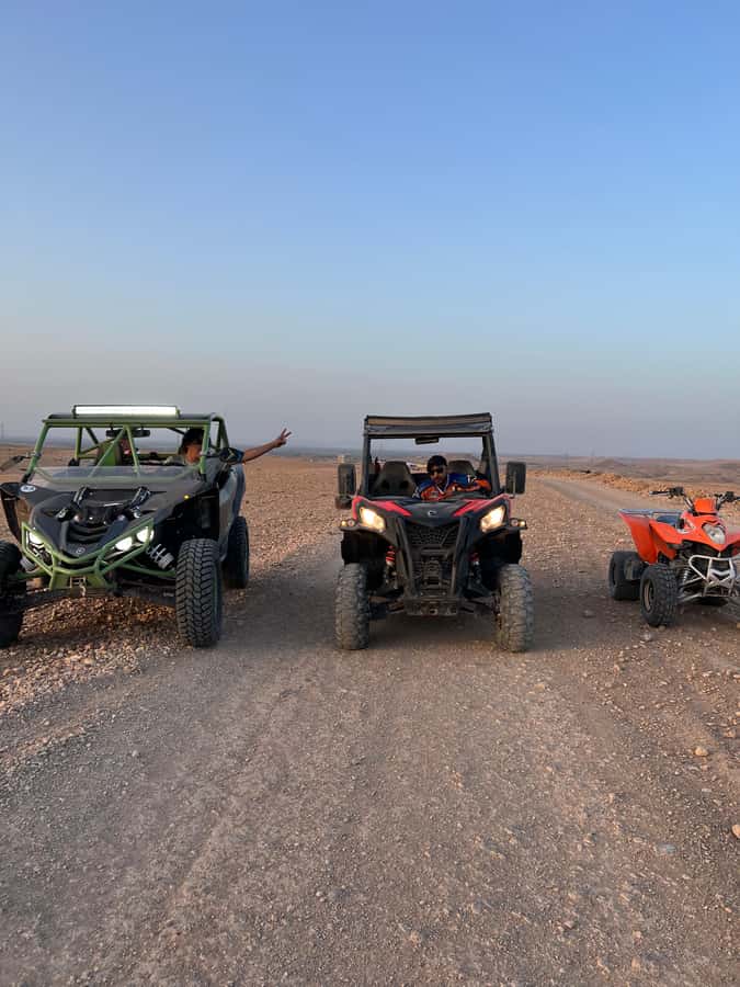 From Marrakech: Agafay Desert Buggy 1Hour & Dinner Show - The one-hour guided buggy ride