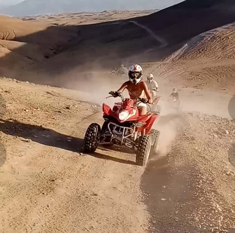 From Marrakech: Agafay Desert Quad Biking Tour with Transfer - Pickup from Marrakech and the 45-minute drive