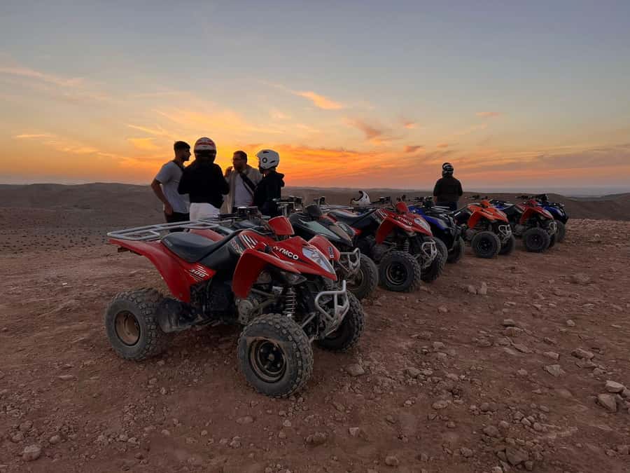 From Marrakech: Agafay Desert Quad Biking Tour with Transfer - The second ride and the dusty return to base