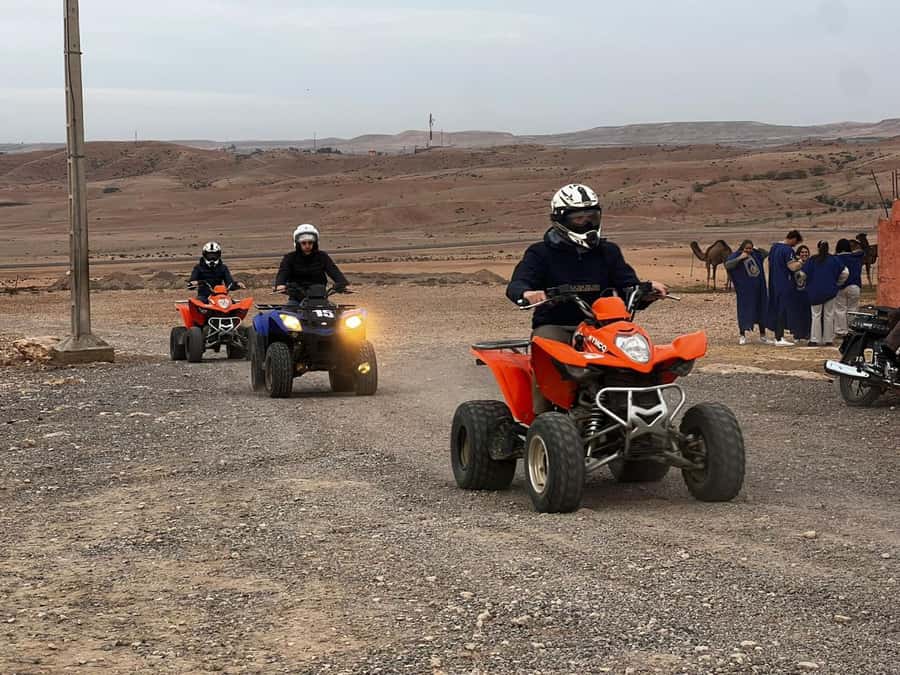 From Marrakech: Agafay Desert Quad Biking Tour with Transfer - What the guides add to the experience