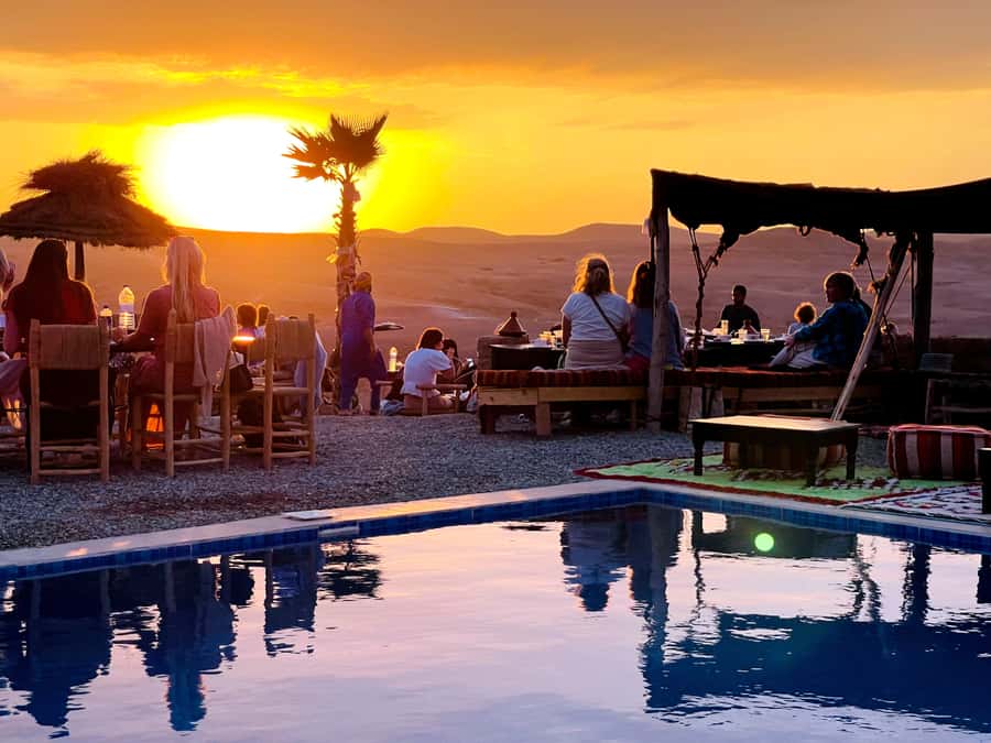 From Marrakech: Agafay Desert Sunset, Quad Biking, & Dinner - Choosing between a camel and a quad