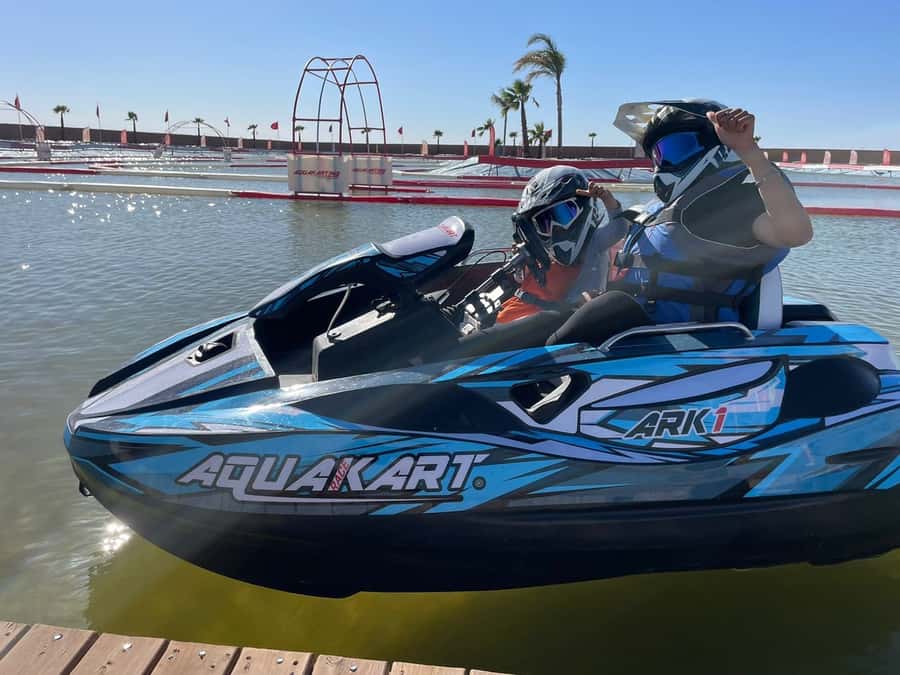 From Marrakech: Aqua Karting & Quad Bike Half-Day Trip - From Marrakech streets to the Palmeraie