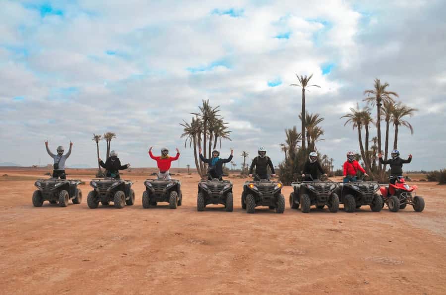 From Marrakech: Camel Ride, Quad Bike & Spa Full-Day Trip - Quad biking through the Palmeraie
