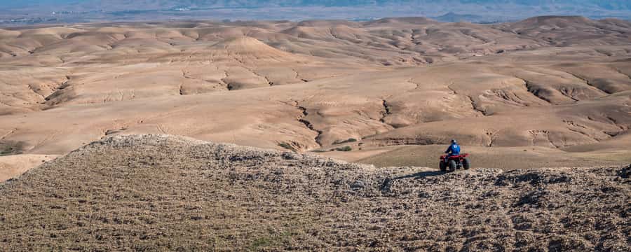 From Marrakech: Full-Day Agafay Desert Quad Adventure - From Marrakech to Agafay’s rocky desert