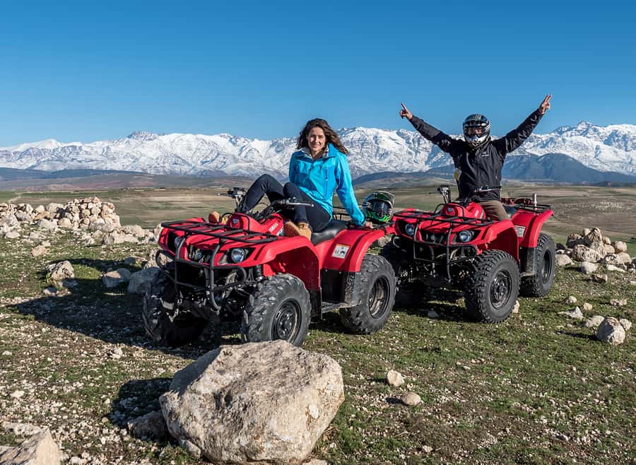 From Marrakech: Full-Day Agafay Desert Quad Adventure - Lunch with a Berber family