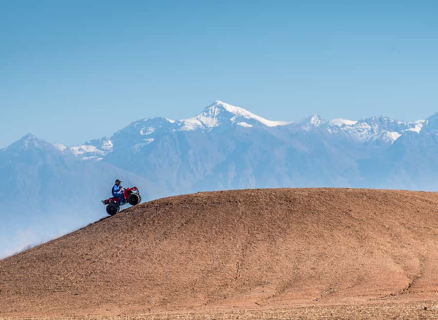 From Marrakech: Full-Day Agafay Desert Quad Adventure - The oasis before the dry hills