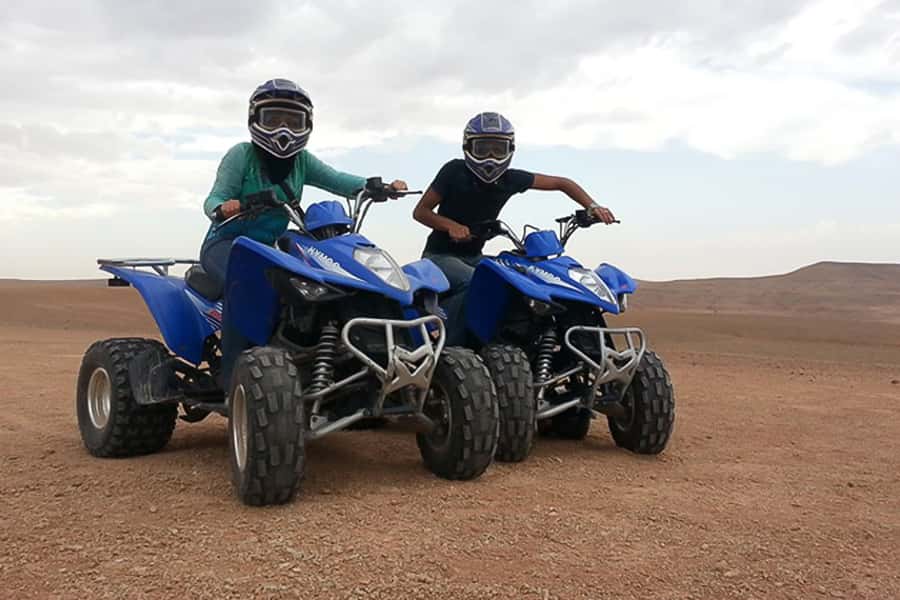 From Marrakech: Guided Quad Biking Tour in Agafay Desert - From Marrakech to Lalla Takerkoust Lake
