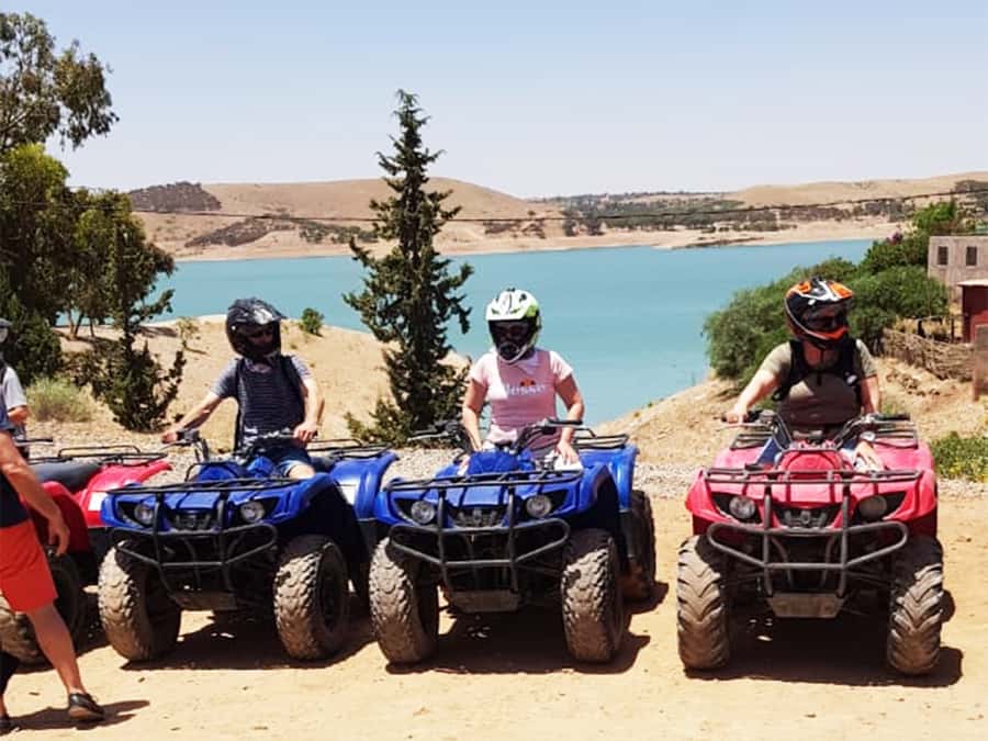 From: Marrakech: Lalla Takerkoust Lake Quad Bike Experience - Leaving Marrakech for Lalla Takerkoust Lake