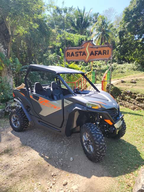 From Montego Bay/Negril: RastaSafari UTV Experience - UTV riding through the Jamaican countryside