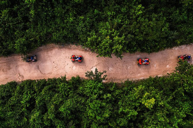 From Playa del Carmen ATV Adventure with Ziplines, Cenote - Getting to the park from Playa del Carmen