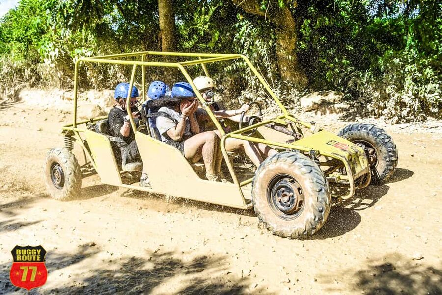 From Punta Cana: Countryside Off-Road Buggy Adventure - A muddy start in the Macao countryside