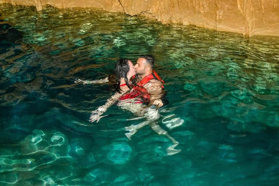 From Punta Cana: Countryside Off-Road Buggy Adventure - A cool swim in the underground cenote
