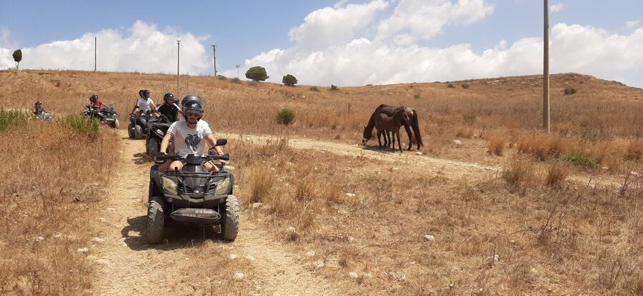From Ribera: Quad Tour in the province of Agrigento - The return ride keeps the adventure going
