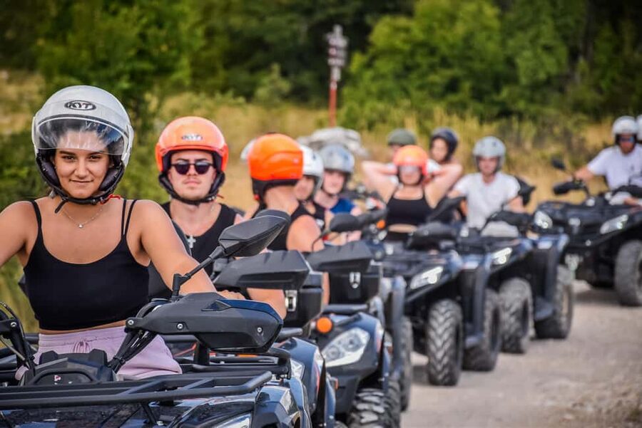 From Split: ATV Dinara Mountain Tour with Picnic - Starting at Rumin with a clear safety briefing