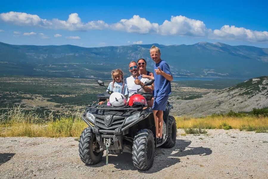From Split: Cetina Family Quad Tour with Picnic - Riding the Cetina trails for 40 kilometers