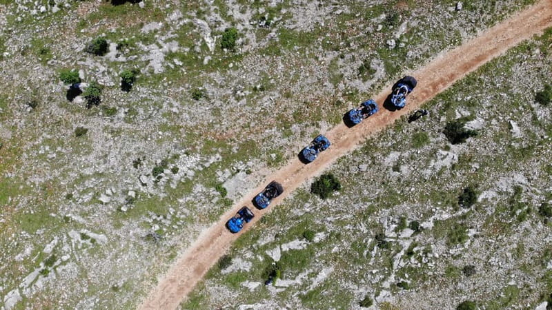 From Split: Dinara Nature Park Quad Adventure with Swimming - Riding through Rumin and Dinara country