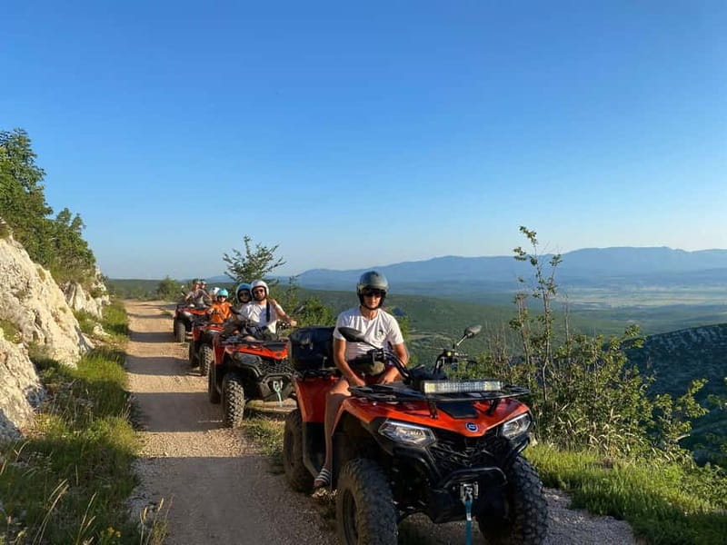 From Split: Off-Road Quad Safari Experience - Pine trails and Adriatic views on Kamešnica mountain
