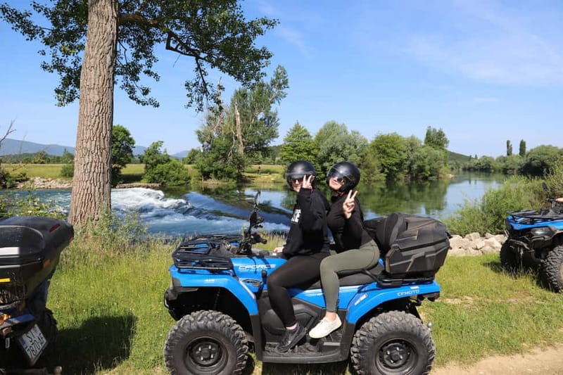 From Split: Three Rivers Quad Tour with Swimming and Lunch - Three hours around the Ruda River