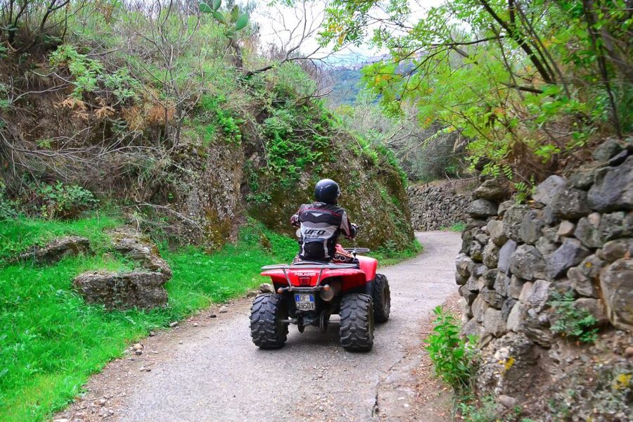 From Taormina: Off-Road ATV Tour Alcantara & Mount Etna - From Alcantara Gorges to Castiglione di Sicilia