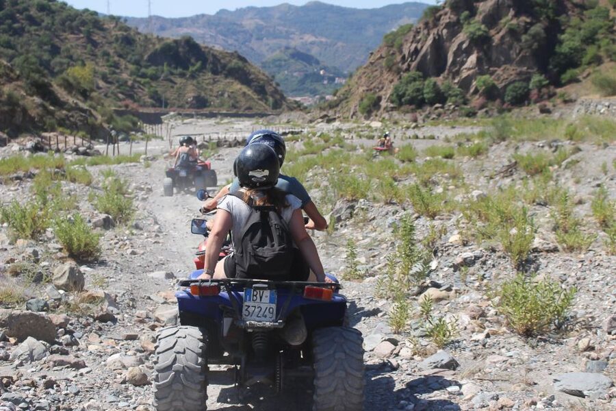From Taormina: Off-Road ATV Tour Alcantara & Mount Etna - The climb to Piano Provenzana at 1,850 meters