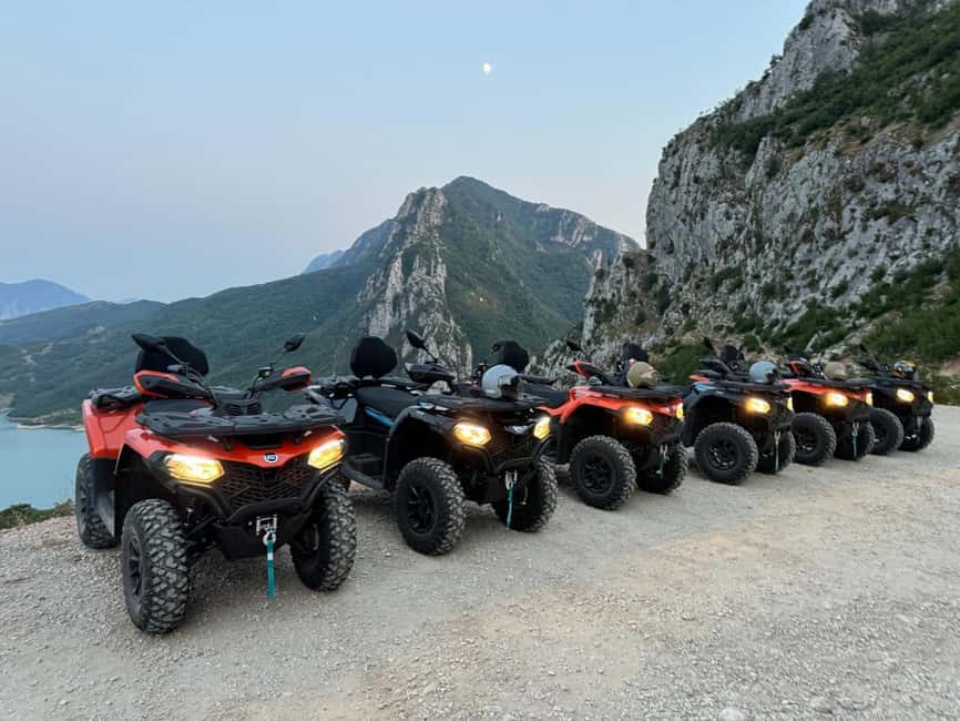 From Tirana : Bovilla Lake ATV/Quad Bike Tour - Seeing the lake from the hills
