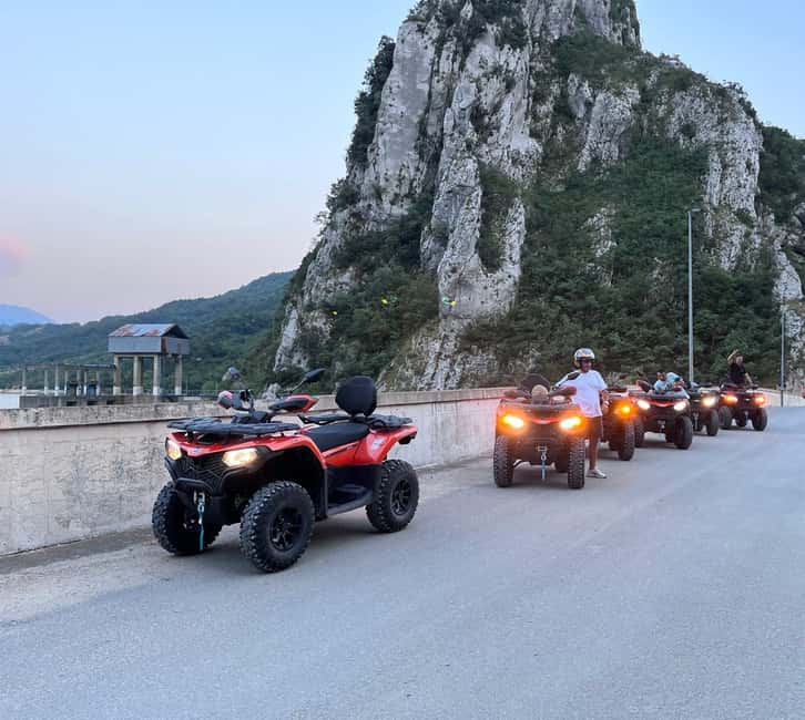 From Tirana : Bovilla Lake ATV/Quad Bike Tour - The 45-minute ride back