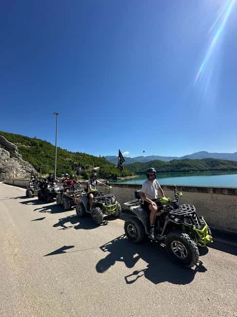 From Tirana: Bovilla Quad Highlights Tour - The return ride repeats the trail, with extra photo stops