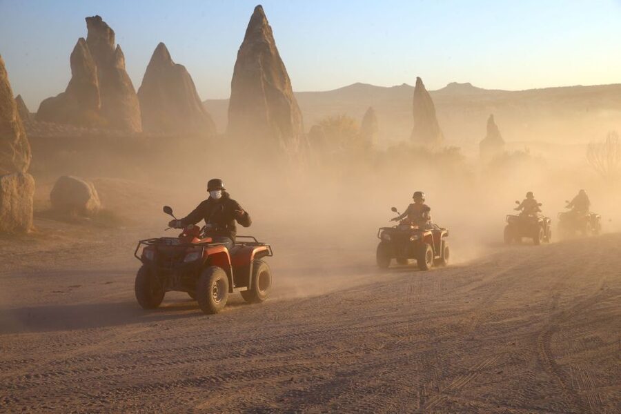 From Ürgüp/Göreme: Cappadocia Sunrise or Sunset Quad Tour - Getting comfortable with the ATV