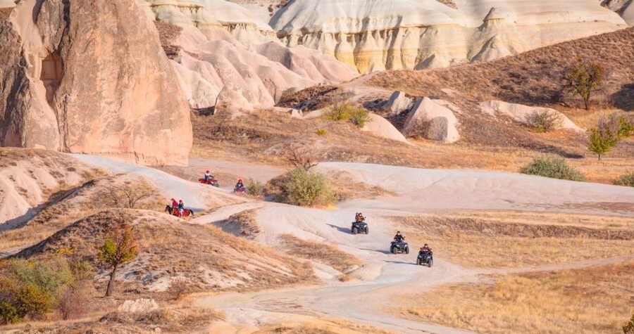 From Ürgüp/Göreme: Cappadocia Sunrise or Sunset Quad Tour - Sword Valley and Cappadocia’s fairy chimneys