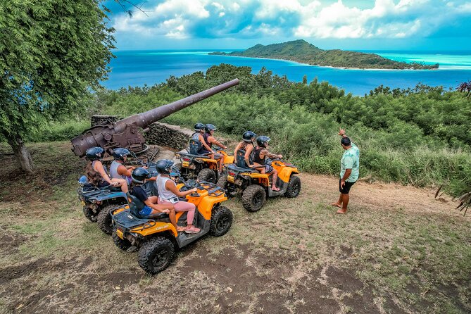 Full Day Combo ATV & Jet Ski with a Polynesian BBQ on a Motu - The morning ATV ride, from roads to rough trails