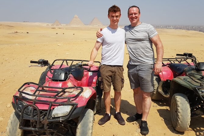 Giza pyramids and quad ATV bike one hour around Sahara desert in Giza - Guides, service, and what to expect