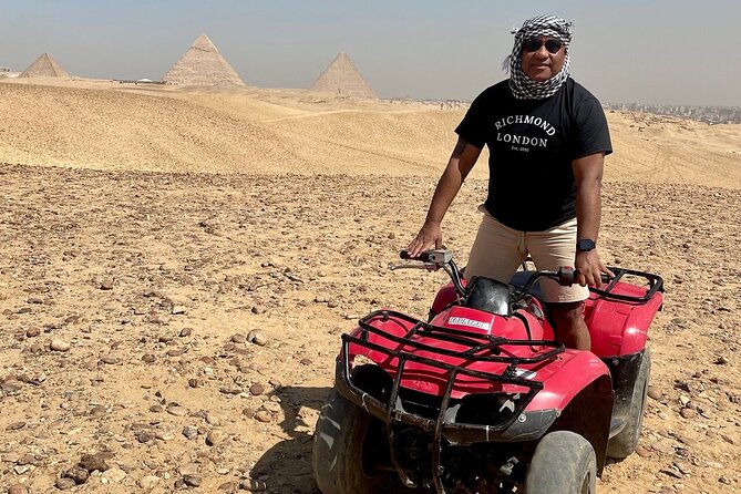 Giza Pyramids, Camel ride and Shopping with ATV Quad bike - Why this Giza tour feels different from a standard pyramid visit