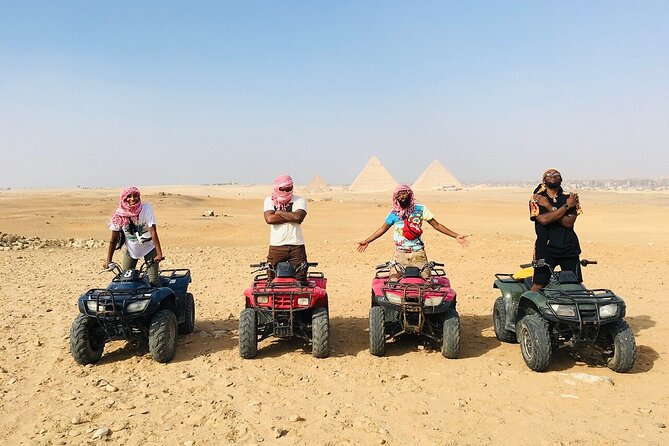 Giza Pyramids, Camel ride and Shopping with ATV Quad bike - One hour on an ATV around Giza