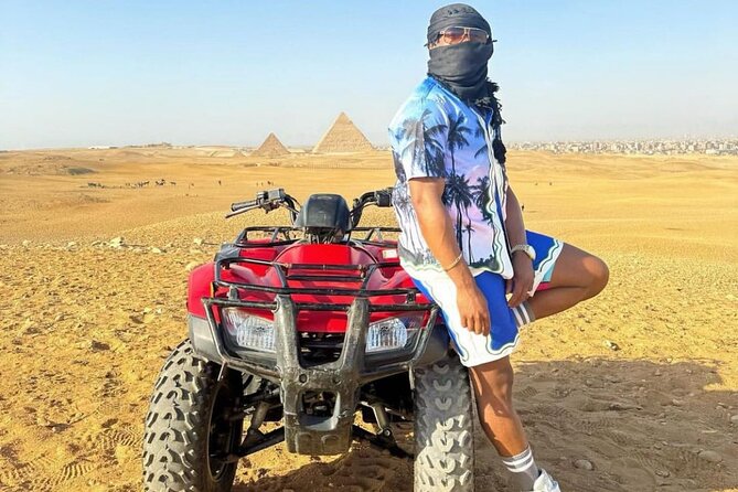 Giza Pyramids, Camel ride, Shopping with ATV Quad bike - Starting at the Pyramids of Giza