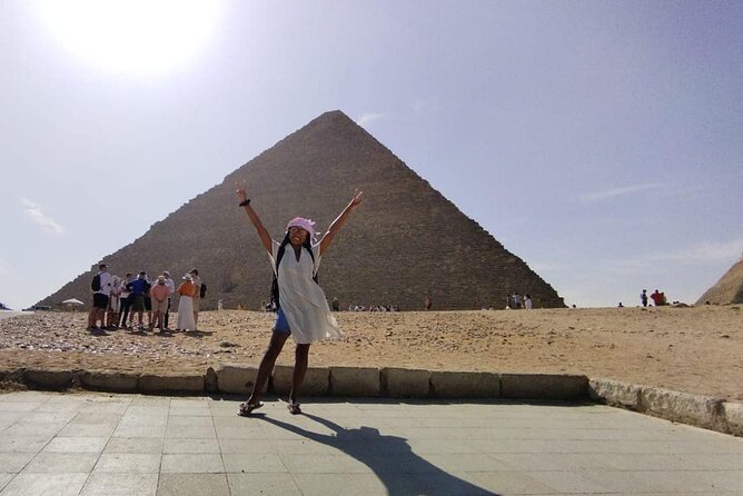 Giza Pyramids, Sphinx ,Camel Ride, ATV Quad Bike Private Excursion - The panoramic viewpoint and pyramid photographs