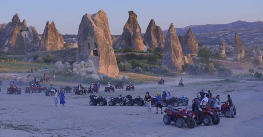 Göreme: Cappadocia Sunset ATV Tour - From your Göreme hotel to the ATV base