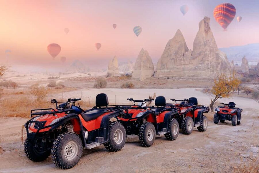 Göreme: Quad Safari through the Sword, Love & Rose Valleys - Sword Valley and the first taste of the route