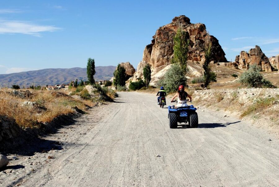 Göreme: Quad Safari through the Sword, Love & Rose Valleys - Çavuşin and the off-road portion