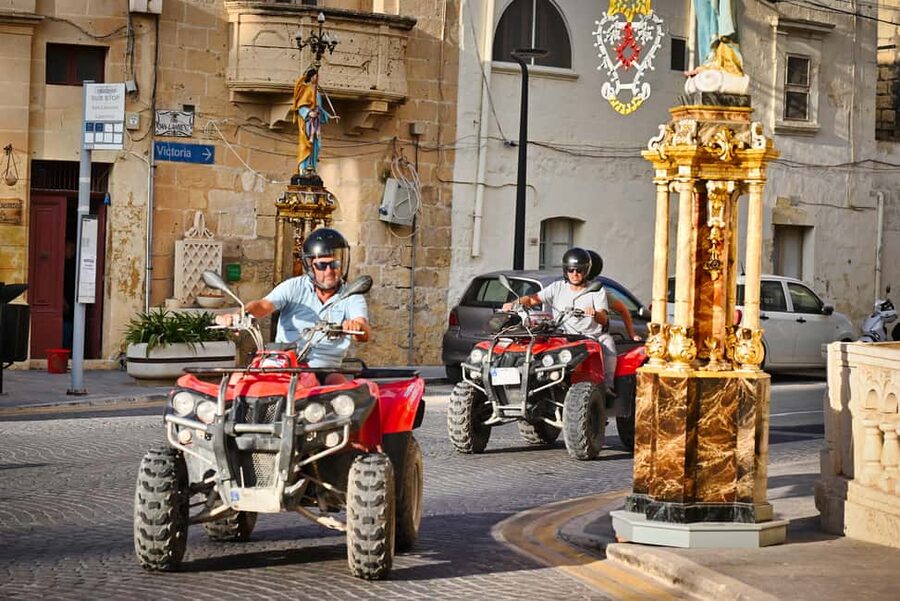 Gozo: Full-Day Quad Tour with Private Round-Trip Boat - Qala Belvedere and the first Gozo views